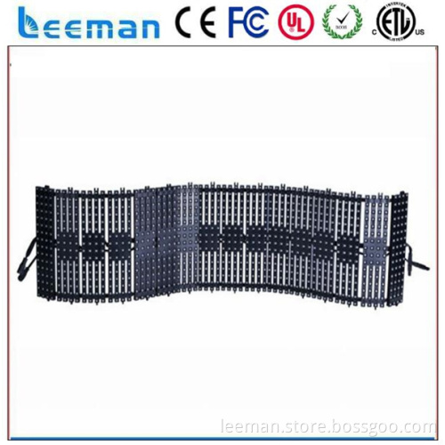 led rental screen P20 2R1G1B led flexible curtain screen
